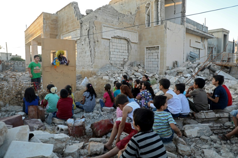 Attached picture Puppet show in SYria.png